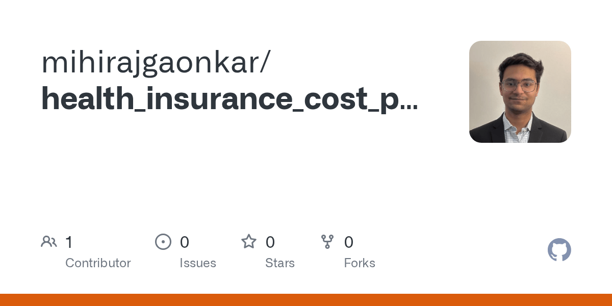 GitHub mihirajgaonkar/health_insurance_cost_predictor
