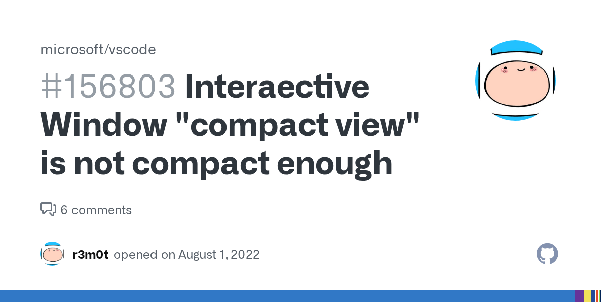 Interaective Window view" is not compact enough · Issue