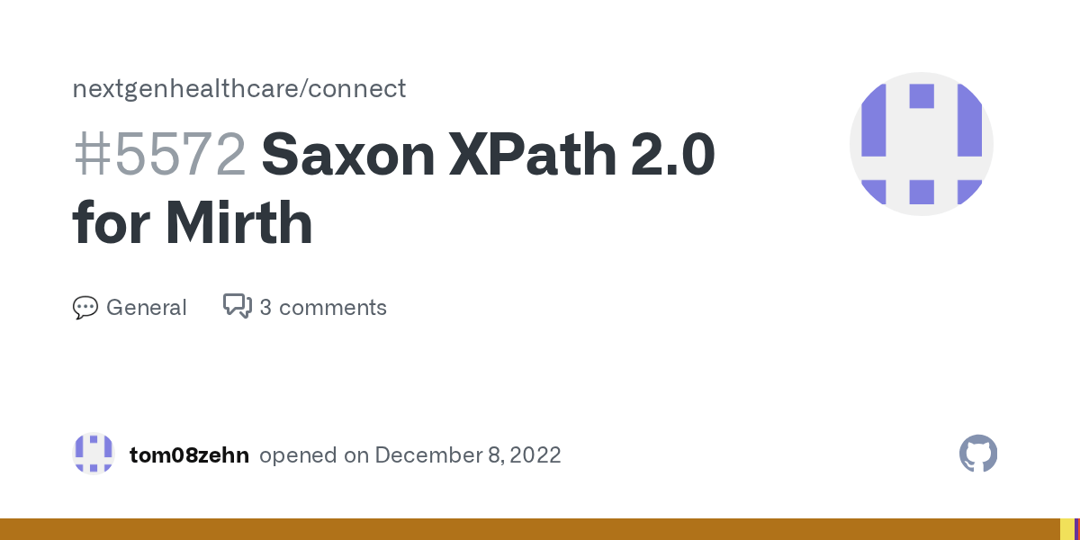 Saxon XPath 2.0 for Mirth · nextgenhealthcare connect · Discussion