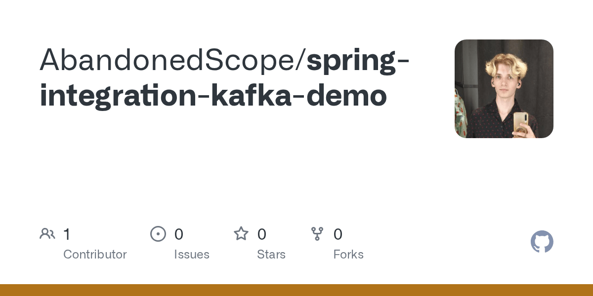 GitHub AbandonedScope/springintegrationkafkademo