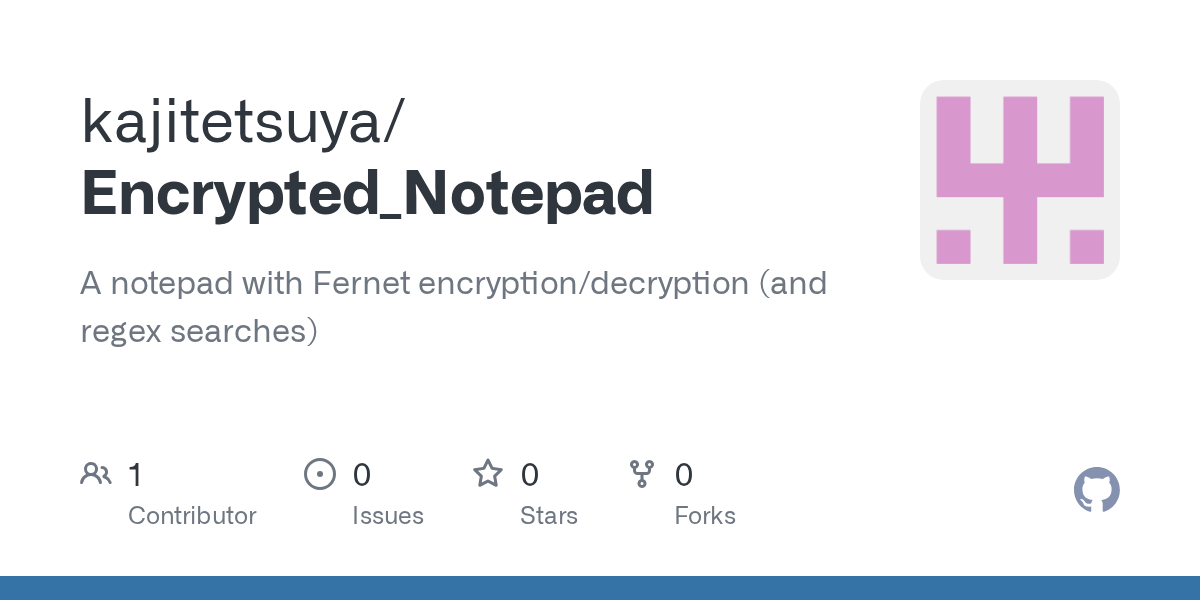 GitHub kajitetsuya/Encrypted_Notepad A notepad with