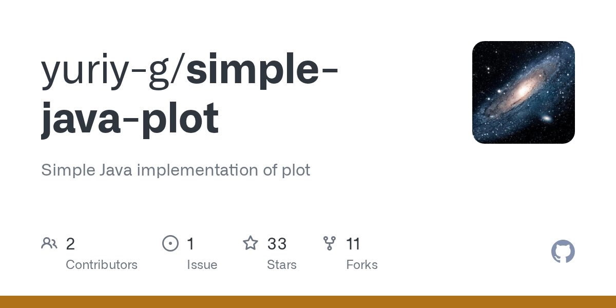 GitHub yuriyg/simplejavaplot Simple Java implementation of plot