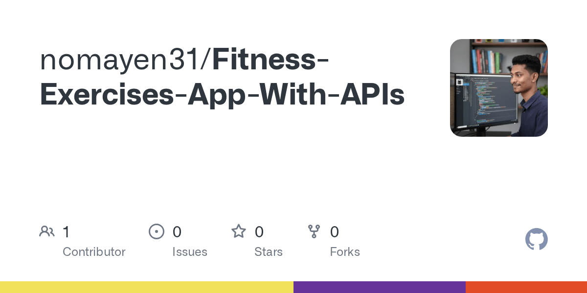 GitHub nomayen31/FitnessExercisesAppWithAPIs