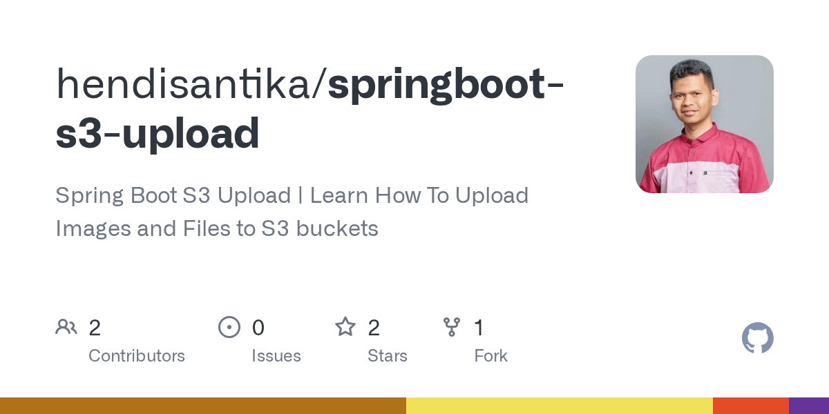 GitHub hendisantika/springboots3upload Spring Boot S3 Upload