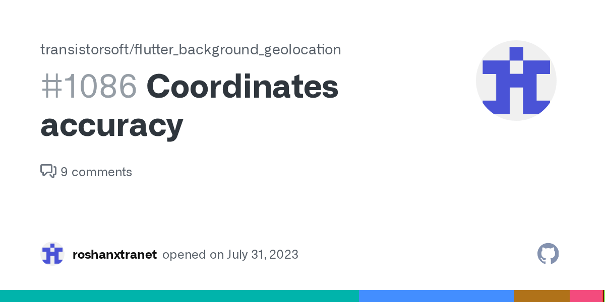 Coordinates accuracy · Issue 1086 · transistorsoft/flutter_background