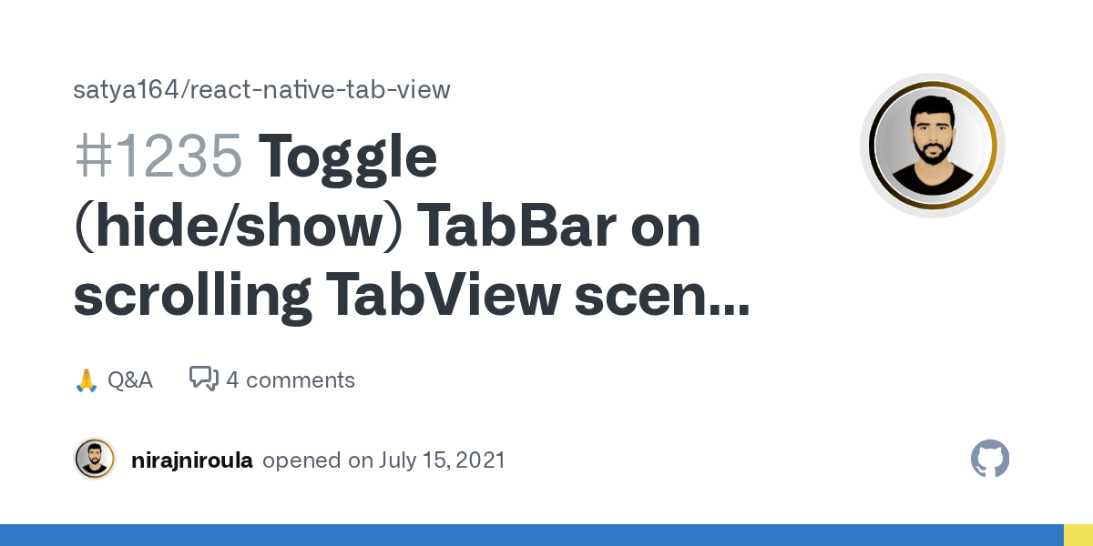 Toggle (hide/show) TabBar on scrolling TabView scene contents