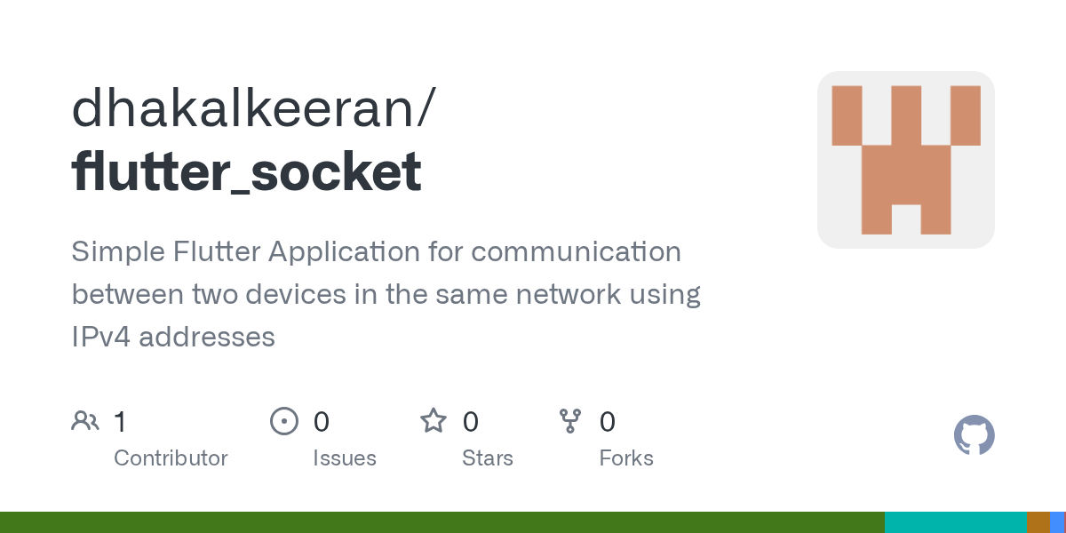 GitHub Dhakalkeeran/flutter_socket Simple Flutter Application for