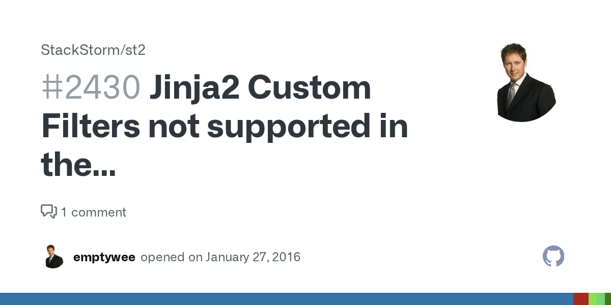 Jinja2 Custom Filters not supported in the format_execution_result