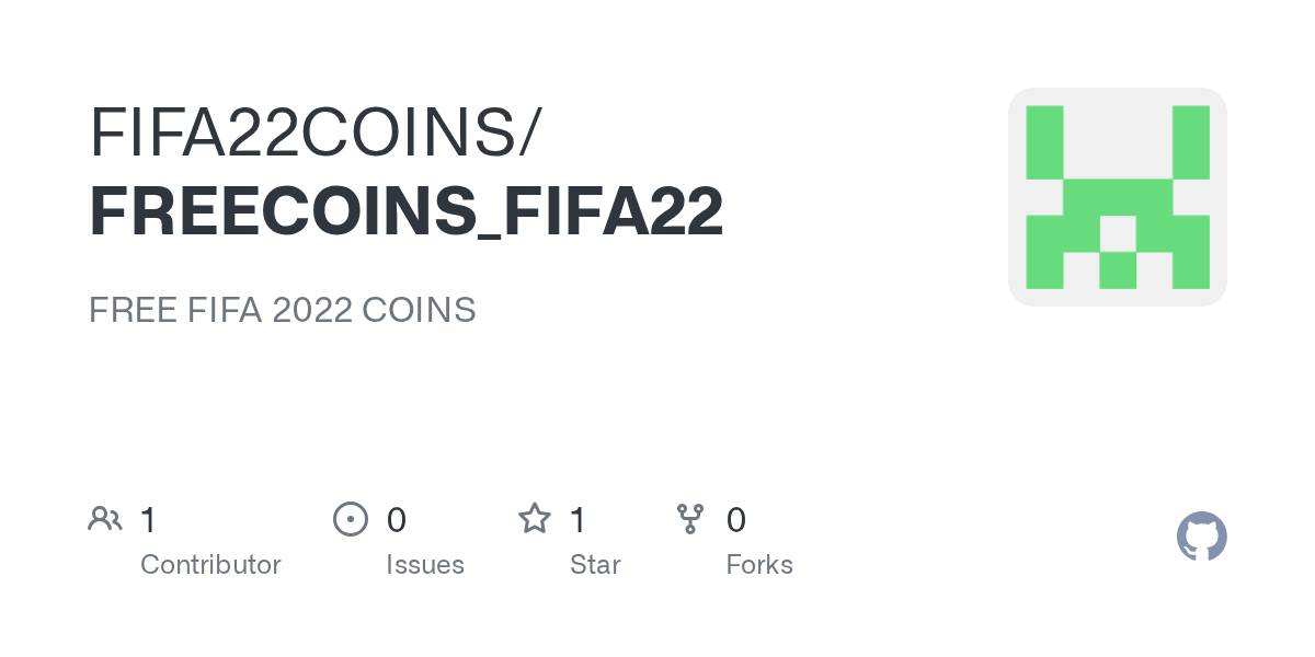 GitHub FIFA22COINS/FREECOINS_FIFA22 FREE FIFA 2022 COINS
