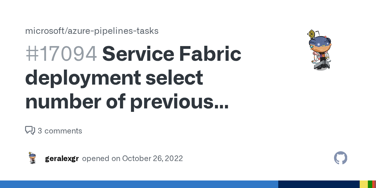 Service Fabric deployment select number of previous versions to keep