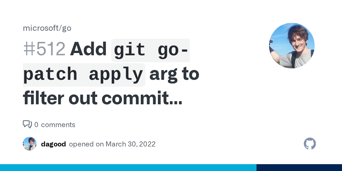 Add `git gopatch apply` arg to filter out commit message commands
