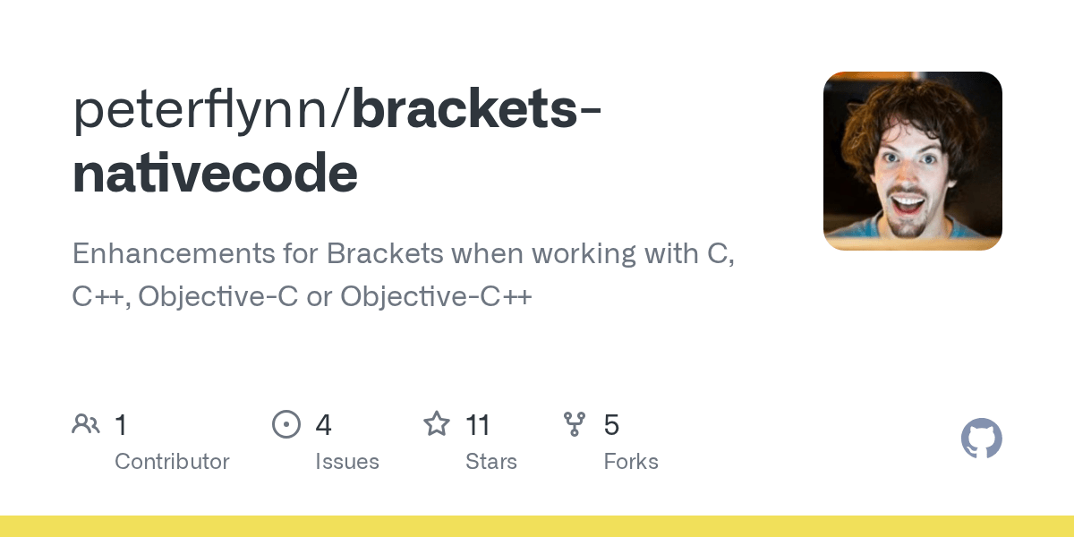 GitHub peterflynn/bracketsnativecode Enhancements for Brackets when