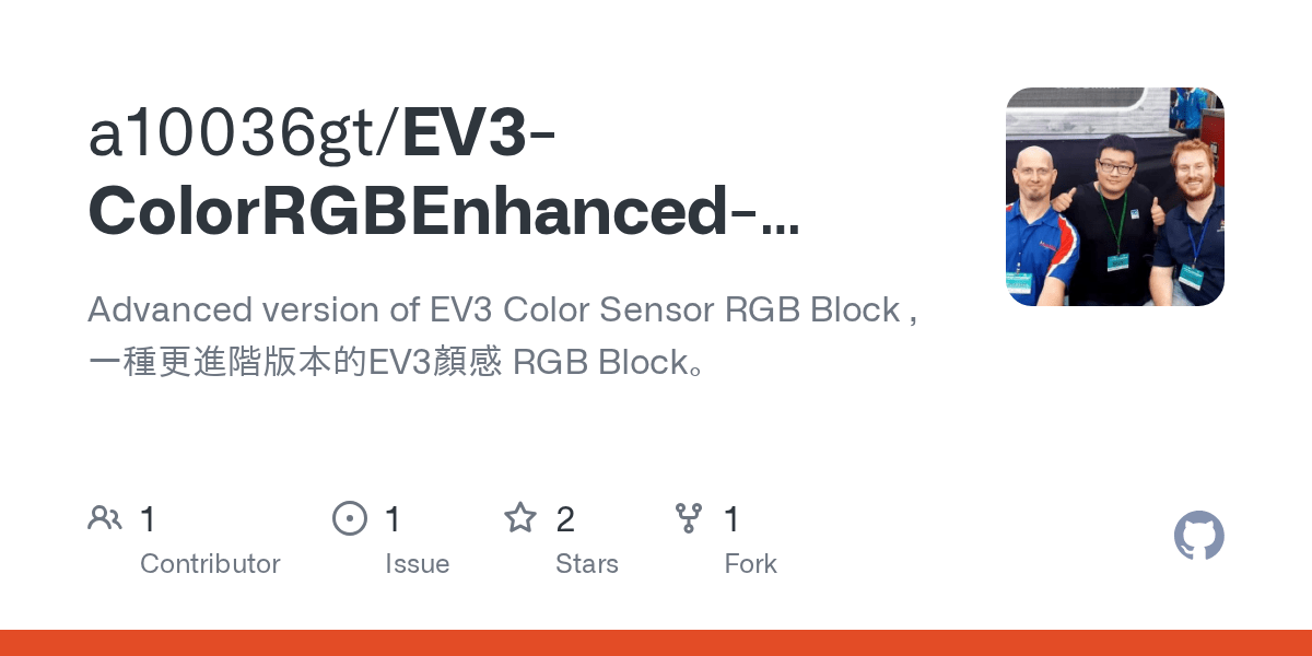 GitHub a10036gt/EV3ColorRGBEnhancedBlock Advanced version of EV3