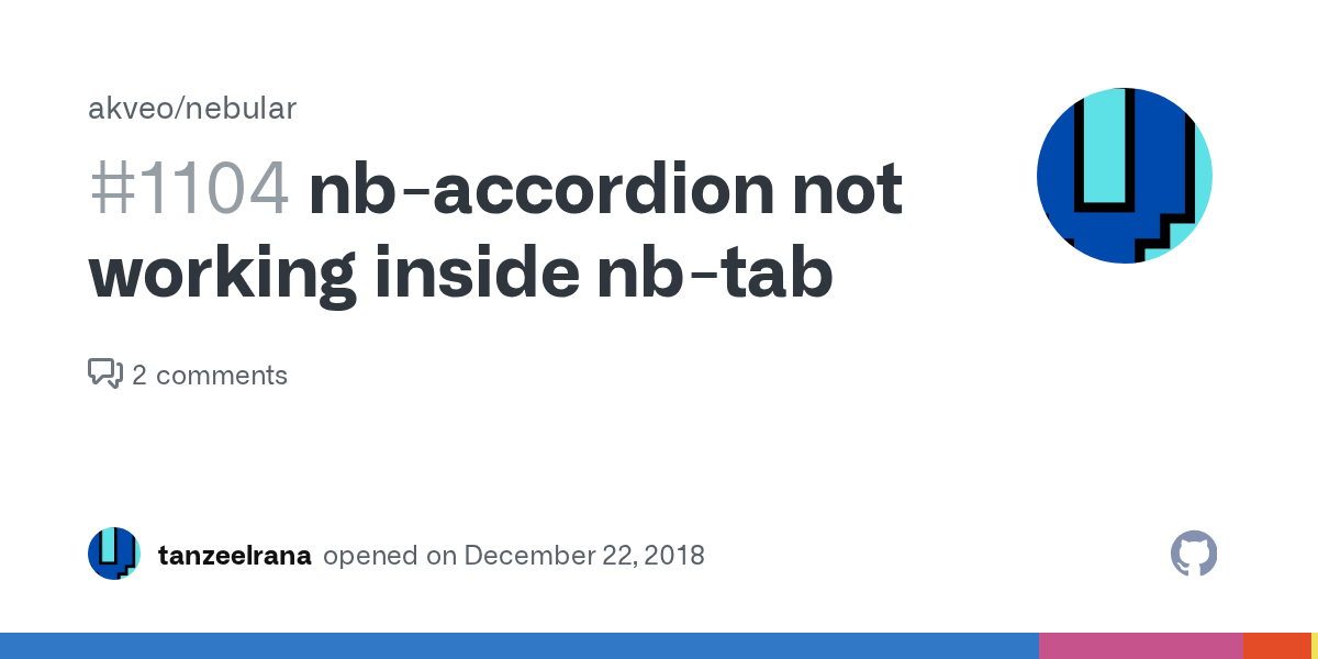 nbaccordion not working inside nbtab · Issue 1104 · akveo/nebular