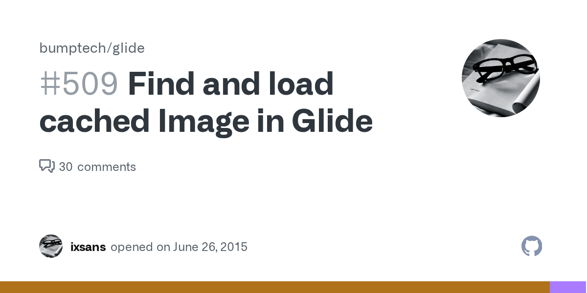 Find and load cached Image in Glide · Issue 509 · bumptech/glide · GitHub