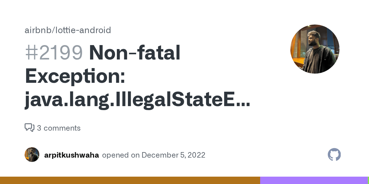 Nonfatal Exception java.lang.IllegalStateException Unable to parse