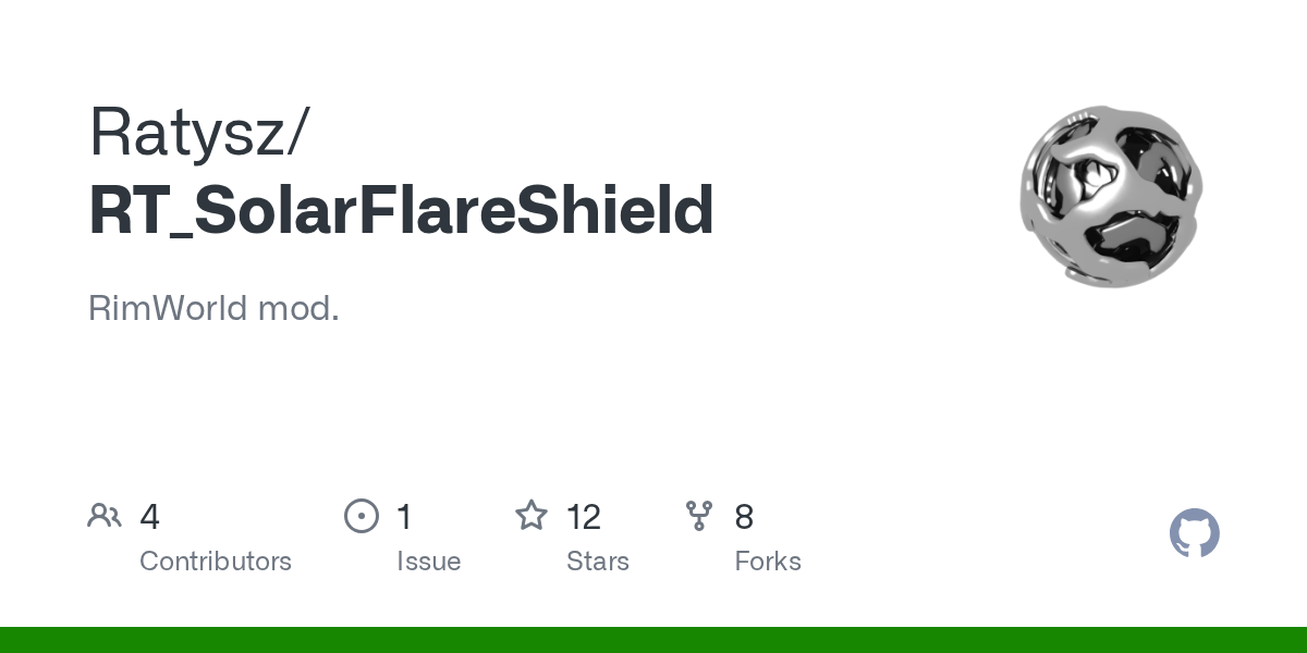 GitHub Ratysz/RT_SolarFlareShield RimWorld mod.
