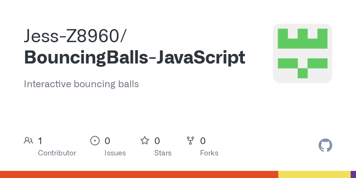 GitHub JessZ8960/BouncingBallsJavaScript Interactive bouncing balls