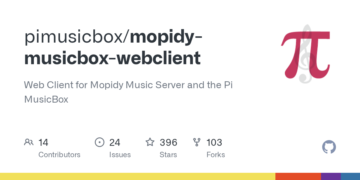 GitHub pimusicbox/mopidymusicboxwebclient  Client for Mopidy