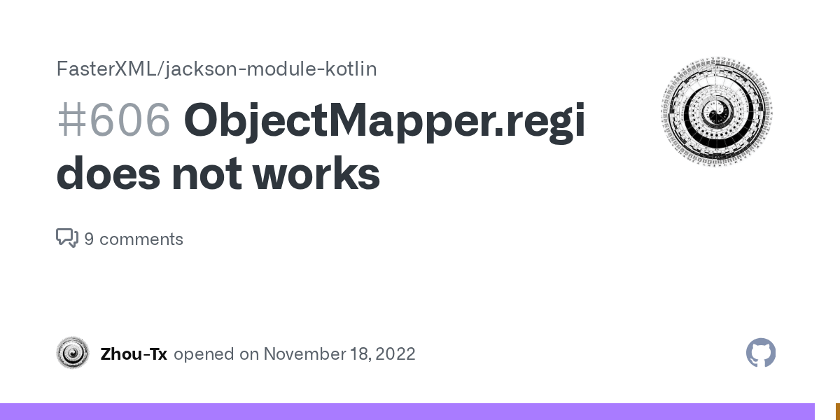 ObjectMapper.registerKotlinModule does not works · Issue 606