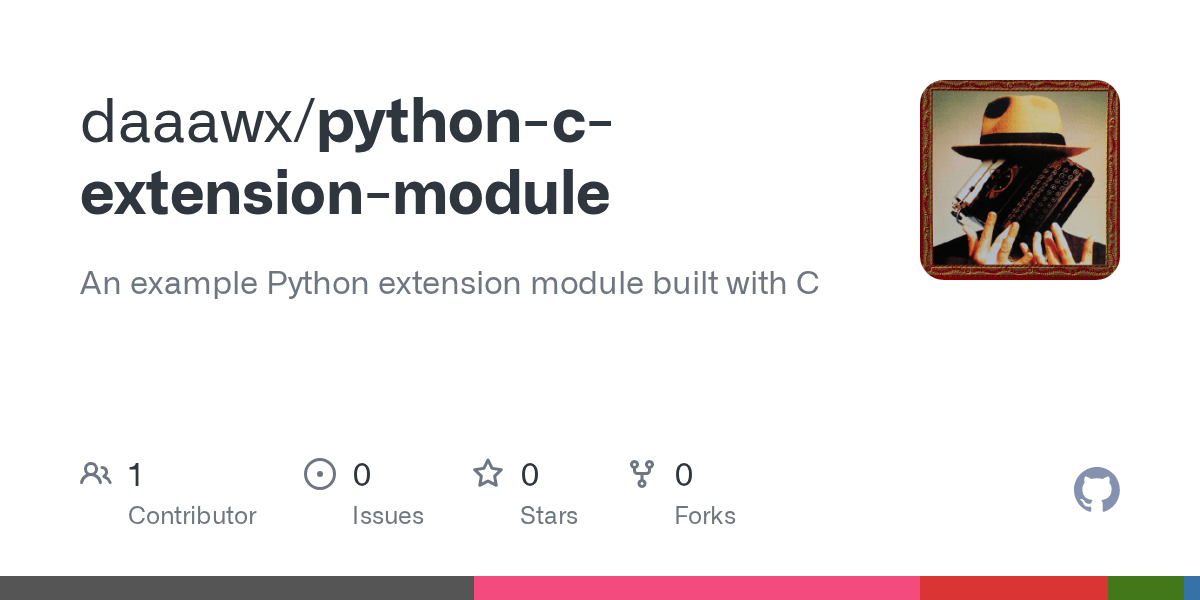 GitHub daaawx/pythoncextensionmodule An example Python extension