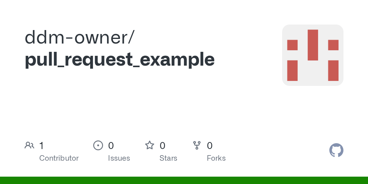 GitHub ddmowner/pull_request_example