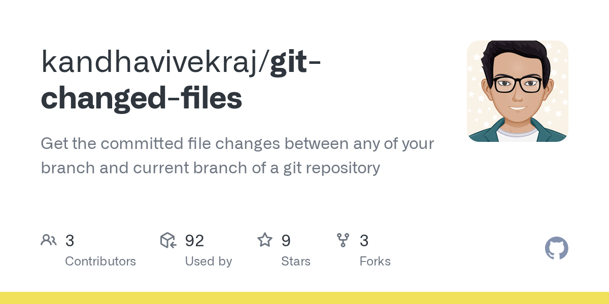 GitHub kandhavivekraj/gitchangedfiles Get the committed file