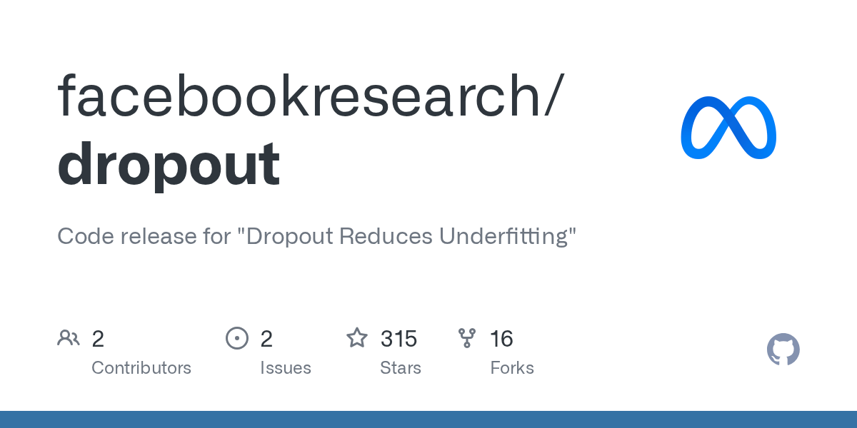 Releases · facebookresearch/dropout · GitHub