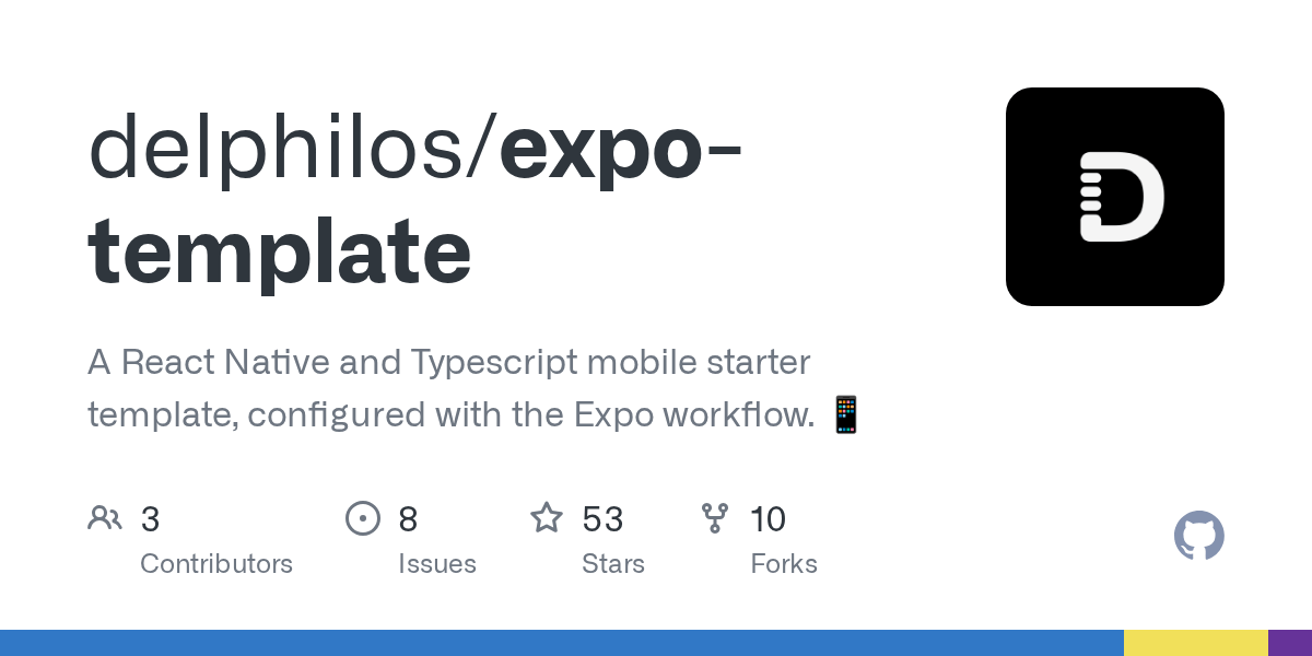 GitHub delphictech/expotemplate A React Native and Typescript