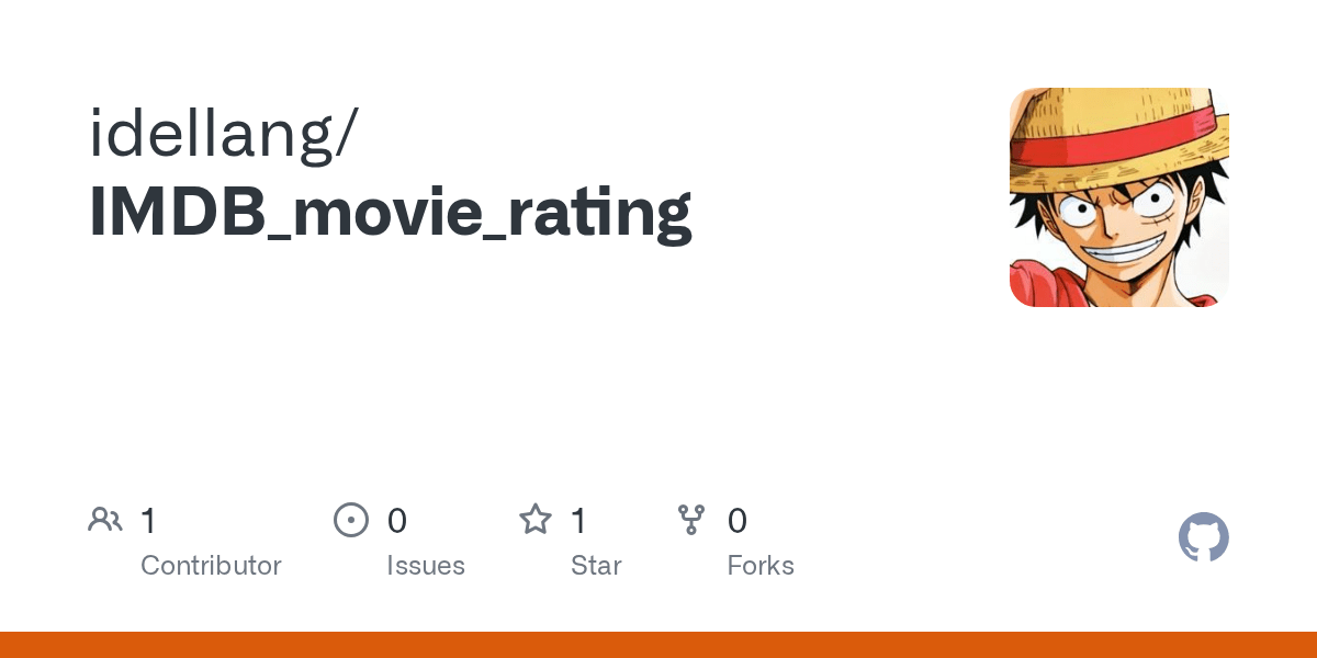 GitHub idellang/IMDB_movie_rating