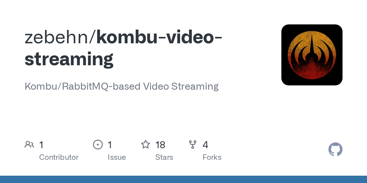 GitHub zebehn/kombuvideostreaming Kombu/RabbitMQ