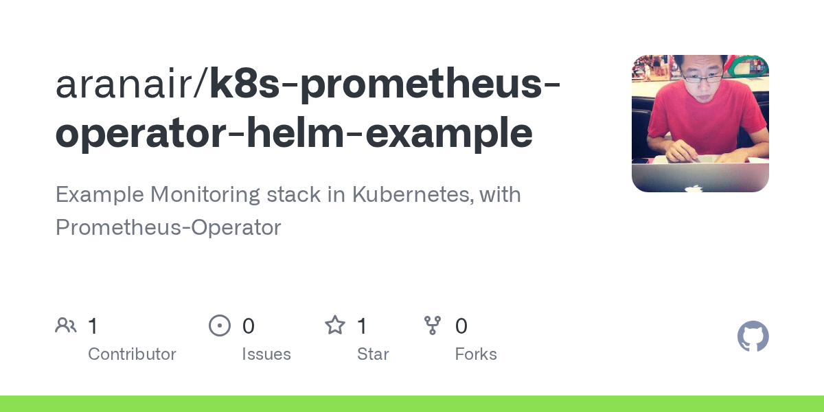GitHub aranair/k8sprometheusoperatorhelmexample Example Monitoring stack in
