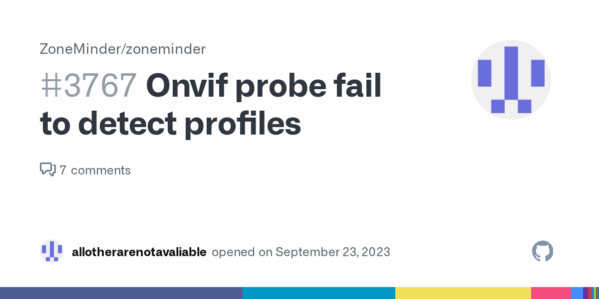 Onvif probe fail to detect profiles · Issue 3767 · ZoneMinder