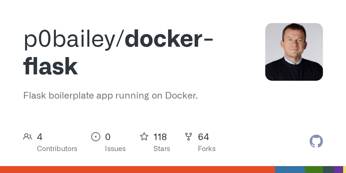 GitHub p0bailey/dockerflask Flask boilerplate app running on Docker.