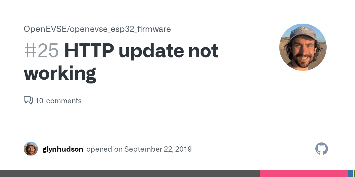 HTTP update not working · Issue 25 · OpenEVSE/openevse_esp32_firmware