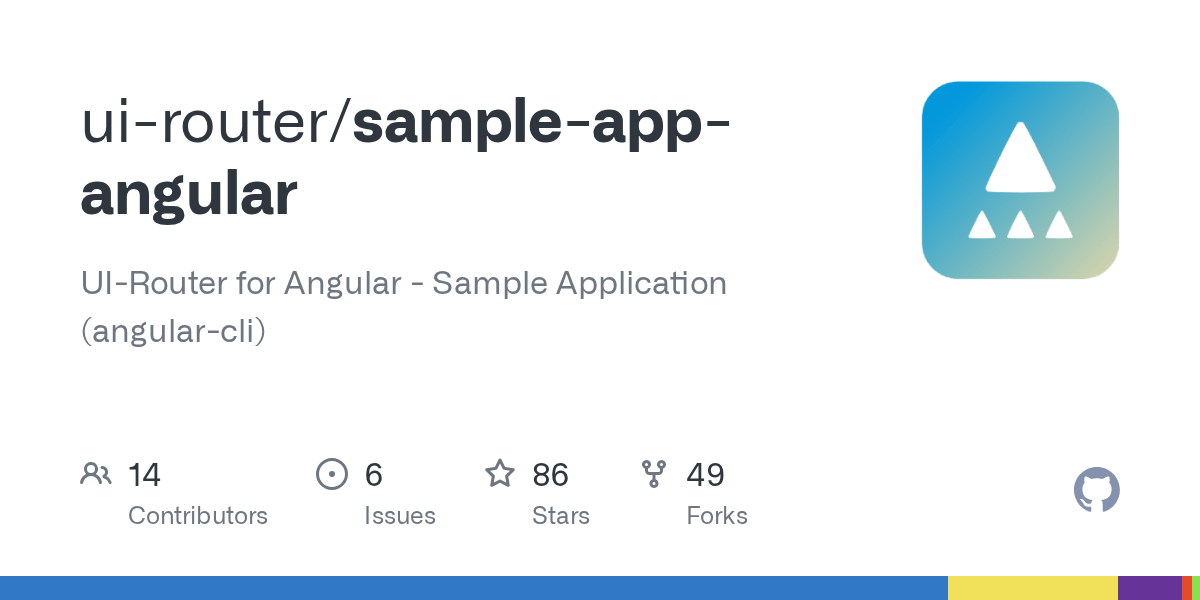 GitHub uirouter/sampleappangular UIRouter for Angular Sample