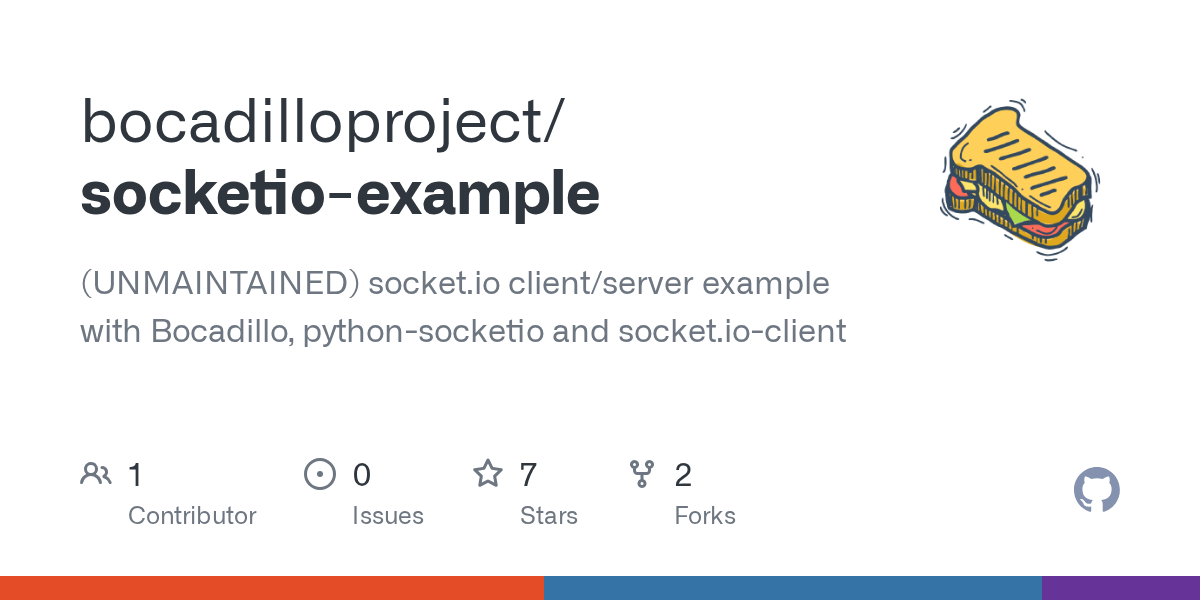 GitHub bocadilloproject/socketioexample (UNMAINTAINED) socket.io