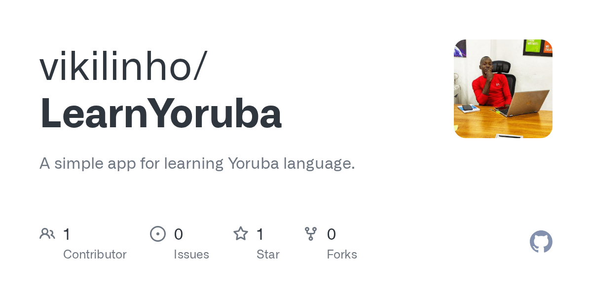 GitHub vikilinho/LearnYoruba A simple app for learning Yoruba language.