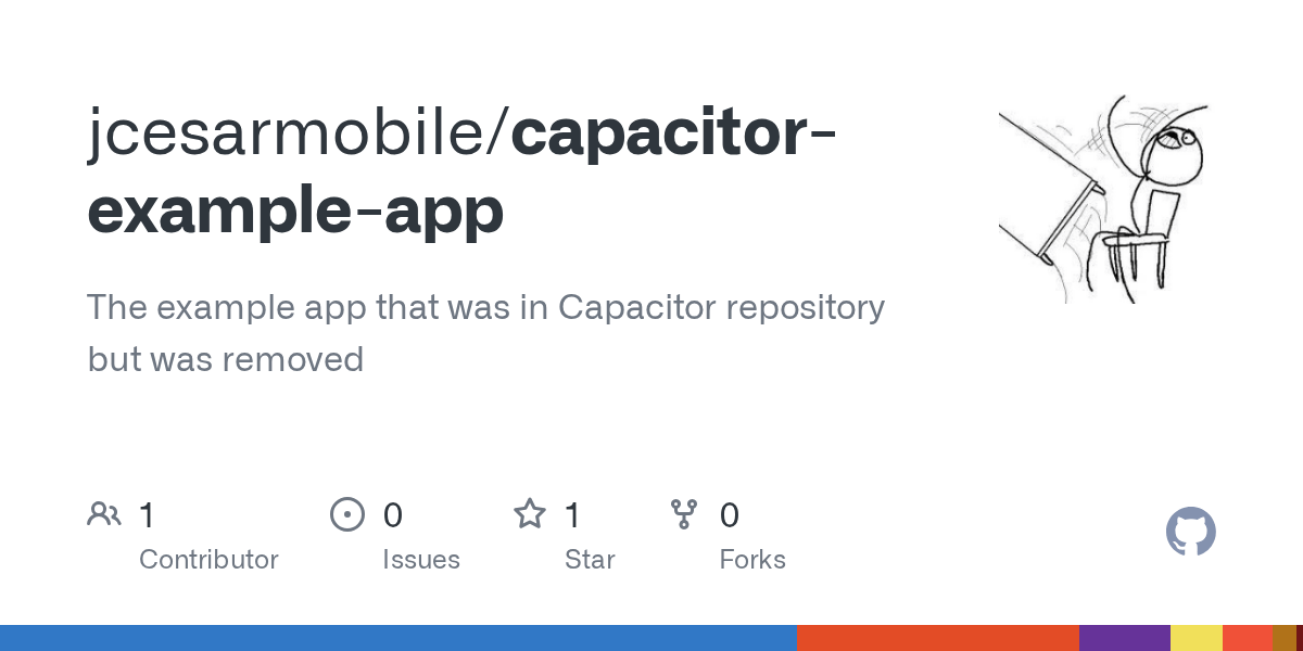 GitHub jcesarmobile/capacitorexampleapp The example app that was in Capacitor repository