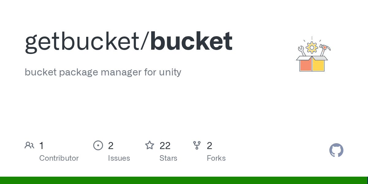 GitHub getbucket/bucket bucket package manager for unity