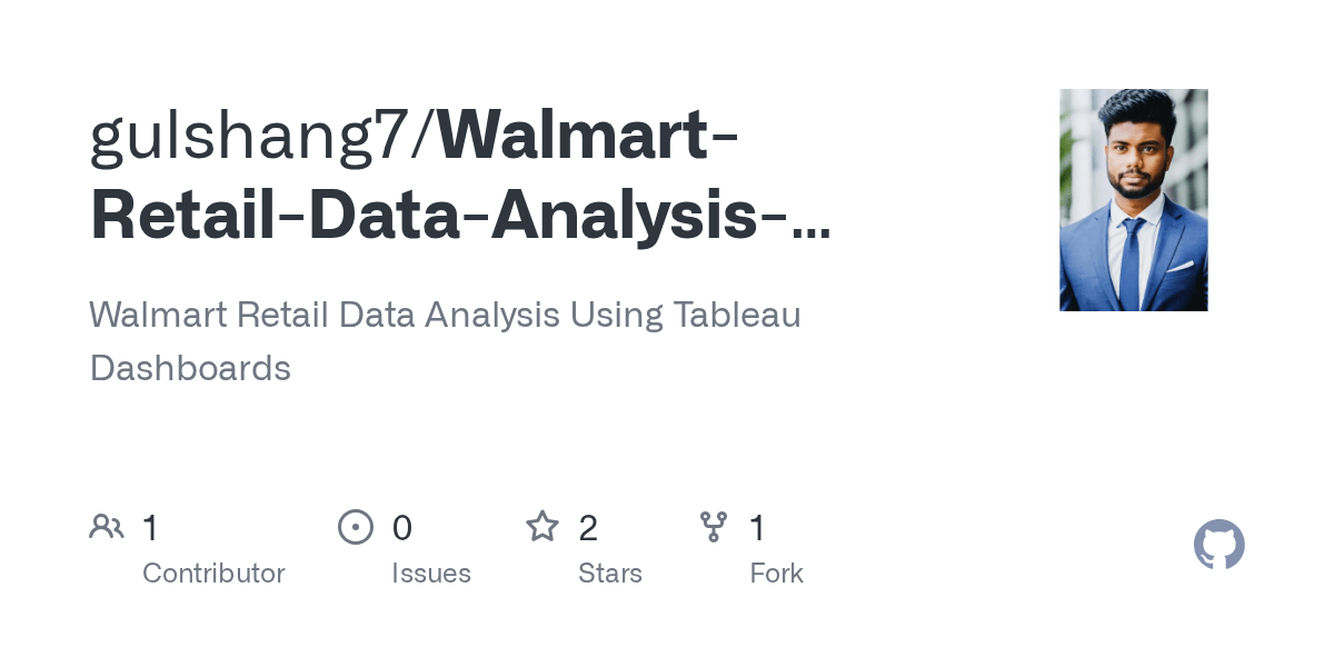GitHub gulshang7/WalmartRetailDataAnalysisUsingTableau Walmart