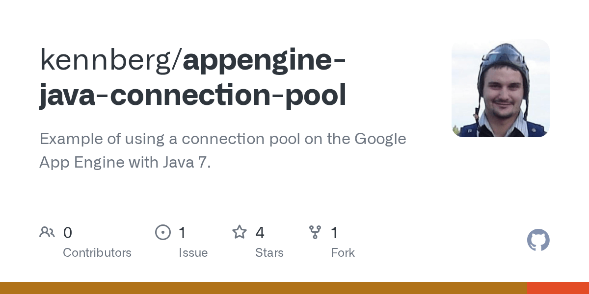 GitHub kennberg/appenginejavaconnectionpool Example of using a