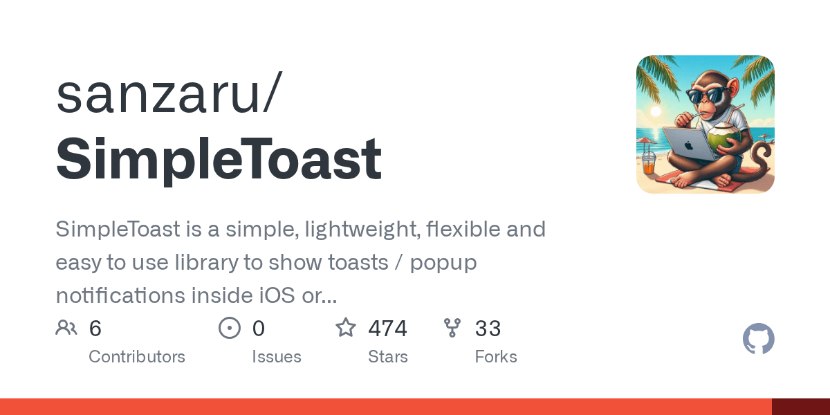 GitHub sanzaru/SimpleToast SimpleToast is a simple, lightweight