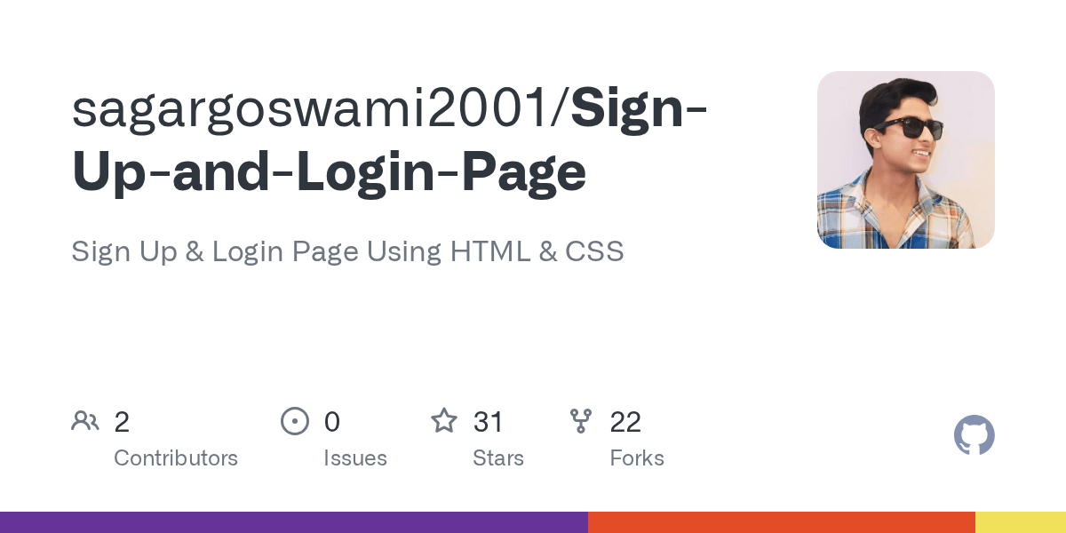 SignUpandLoginPage/README.md at main · sagargoswami2001/SignUpandLoginPage · GitHub