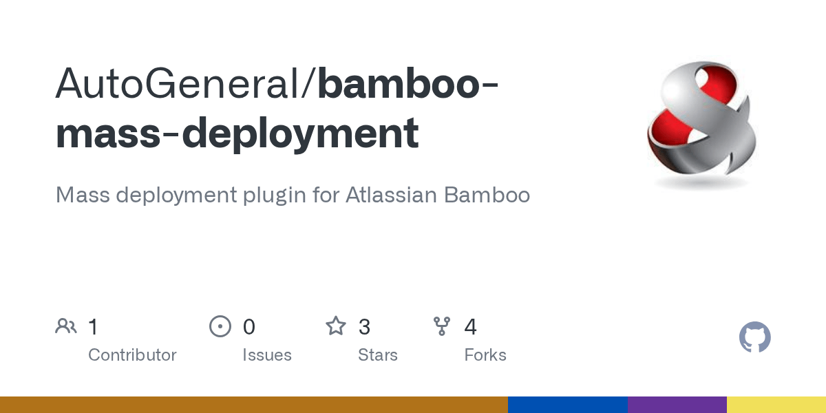 GitHub AutoGeneral/bamboomassdeployment Mass deployment plugin for
