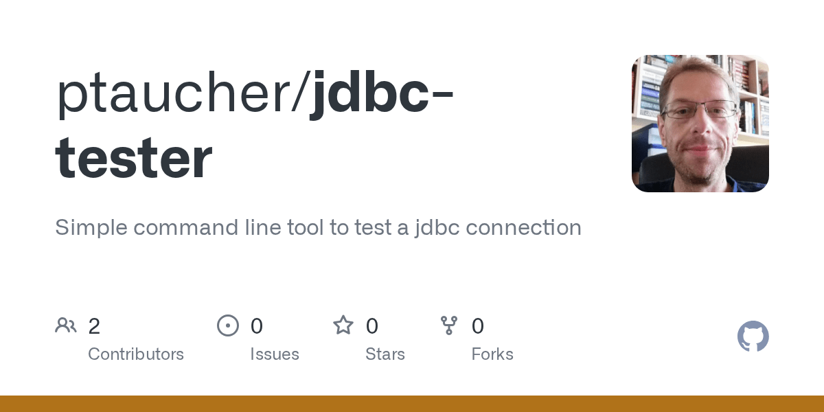 GitHub ptaucher/jdbctester Simple command line tool to test a jdbc