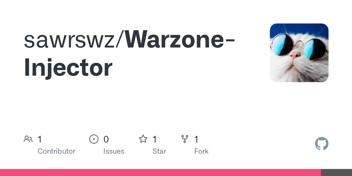 GitHub sawrswz/WarzoneInjector