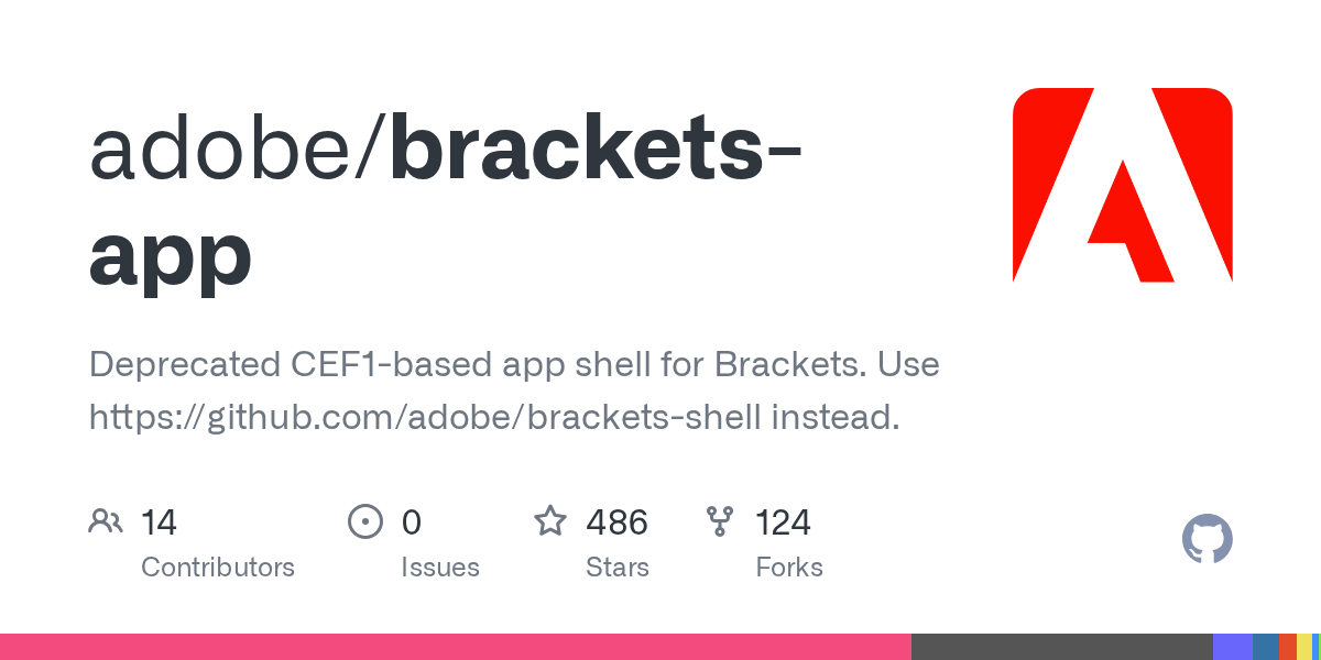 GitHub adobe/bracketsapp Deprecated CEF1based app shell for