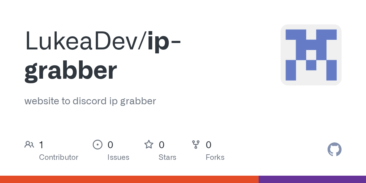 GitHub LukeaDev/ipgrabber website to discord ip grabber