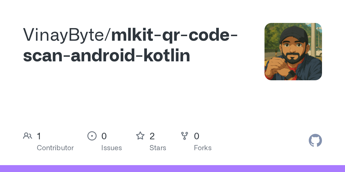 GitHub VinayByte/mlkitqrcodescanandroidkotlin